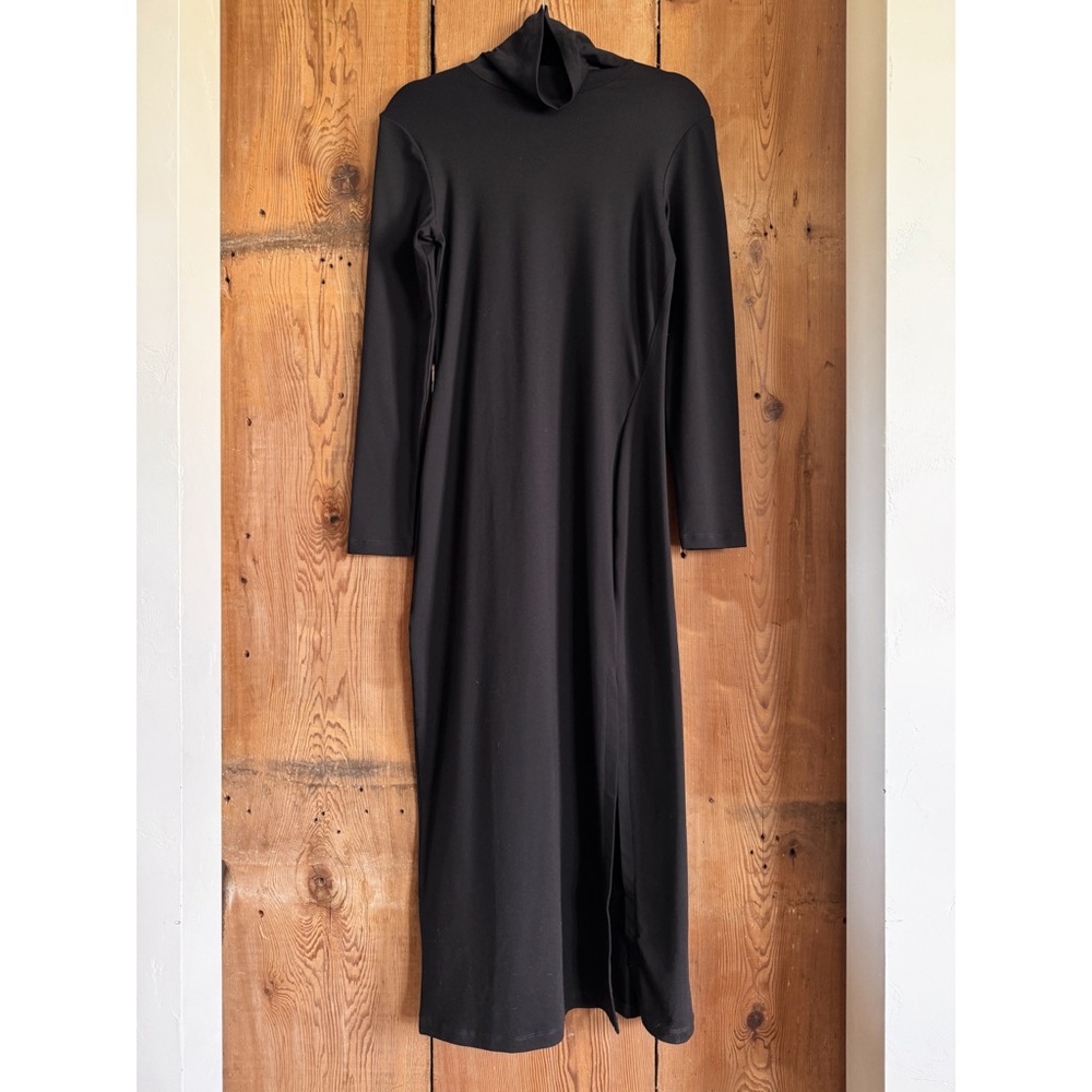 Susana Monaco Navy Long Sleeve Midi Dress